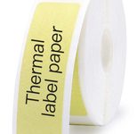 NIIMBOT Etikettenrolle für Etikettendrucker 12,0 x 40,0 mm, gelb
