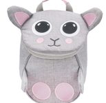 BELMIL® Kindergartenrucksack Mini Animals MS Mouse 18,0 x 11,0 x 25,0 cm grau 4,0 l