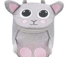 BELMIL® Kindergartenrucksack Mini Animals MS Mouse 18,0 x 11,0 x 25,0 cm grau 4,0 l