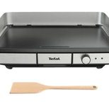 Tefal Elektrogrill Maxi Plancha, schwarz/edelstahl