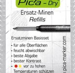 Pica Pica-Dry Fallminen-Bleistiftminen 2.8 mm graphit