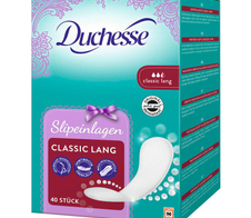 Duchesse Slipeinlagen Classic Lang für Slip, 40 St.