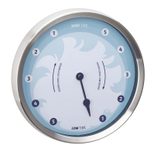 TFA® Gezeitenuhr 60.3029.06 Ø 22 cm silbermetallic