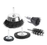 S&R Drahtbürsten für Bohrmaschine 5-teilig
