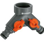 GARDENA Wasserverteiler für Gartenschlauch 2-Wege
