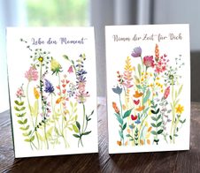 LUMA Aufstellkarte Lebe den Moment DIN B6