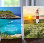 LUMA Aufstellkarte Das Glück beginnt... DIN B6