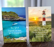 LUMA Aufstellkarte Das Glück beginnt... DIN B6