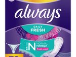 always Slipeinlagen Daily Fresh Flexistyle Normal , 72 St.