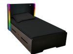 X Rocker Electra Gaming-Bett mit RGB-Beleuchtung - schwarz