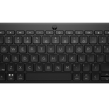HP 355 Kompakte Bluetooth-Tastatur für mehrere Geräte, Schwarz