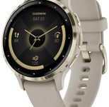 GARMIN Venu 3S Smartwatch french grey, softgold