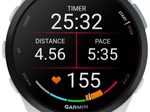 GARMIN Forerunner 165 Smartwatch dunstgrau/steinweiß