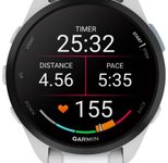 GARMIN Forerunner 165 Smartwatch dunstgrau/steinweiß