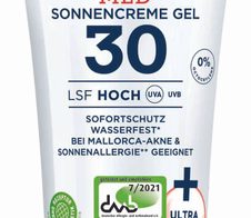 Lavozon LSF 30 Hoch MED Gel Sonnencreme 150 ml