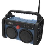 soundmaster DAB85BL Baustellenradio blau, schwarz