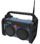 soundmaster DAB85BL Baustellenradio blau, schwarz