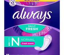 always Slipeinlagen Daily Fresh Normal mit Duft 56 St.