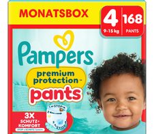 Pampers® Windeln premium protection™ Größe 4 168ST für Babys und Kleinkinder (4-18 Monate)