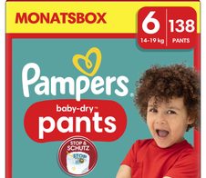 Pampers® Windeln BabyDryPants Größe 6 138ST für Kids und Teens (4-12 Jahre)