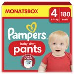 Pampers® Windeln BabyDryPants Größe 4 180ST für Babys und Kleinkinder (4-18 Monate)