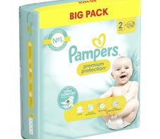 Pampers® Windeln premium protection™ Größe 2 76ST für Neugeborene (0-3 Monate)