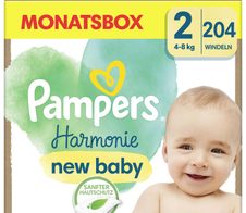 Pampers® Windeln Harmonie Größe 2 204ST für Neugeborene (0-3 Monate)