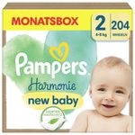 Pampers® Windeln Harmonie Größe 2 204ST für Neugeborene (0-3 Monate)