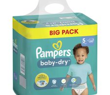 Pampers® Windeln Baby Dry Größe 5 60ST für Babys und Kleinkinder (4-18 Monate)