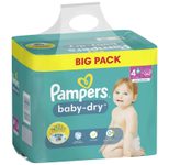 Pampers® Windeln Baby Dry Größe 4+ 62ST für Babys und Kleinkinder (4-18 Monate)