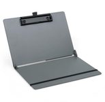 sax design Klemmbrett 2-750-01 DIN A5 auf DIN A4 grau Kunststoff