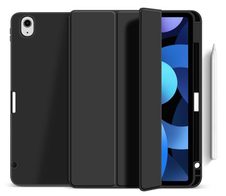 eSTUFF MIAMI Pencil Case für das iPad Air 11" (2024 & 2025) - Black PU leather/Clear