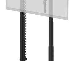 iiyama MD-CAR2031-B1 Elektrisches Pylonensystem auf Rädern mit zwei Säulen