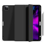 eSTUFF MIAMI Pencil Case für das iPad Air 13" (2024) - Black PU leather/Clear