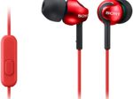 Sony MDR-EX110AP In-Ear Kopfhörer, Rot