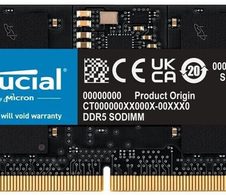 Crucial RAM 16GB (1x16GB) DDR5 4800MHz SODIMM schwarz