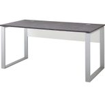 GERMANIA Schreibtisch 4150-261 Weiß/Basalto-Dunkel