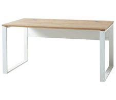 GERMANIA Schreibtisch 4157-513 Weiß/Navarra-Eiche-Nb.