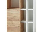 GERMANIA GW-LIONI Aktenschrank 4195-513 - 120cm Höhe - weiß/navarra-eiche