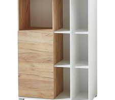 GERMANIA GW-LIONI Aktenschrank 4195-513 - 120cm Höhe - weiß/navarra-eiche