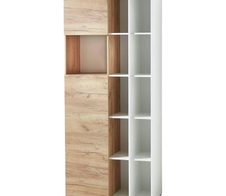 GERMANIA GW-LIONI Aktenschrank 4196-513 - 197cm Höhe - weiß/navarra-eiche