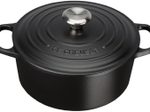 Le Creuset Bräter 24cm, mattschwarz