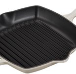 Le Creuset quadratische Grillpfanne 26cm, meringue