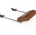 DXRacer Master DMC-FRI233-C Fußstütze für Gaming-Stuhl DMC-I233S-C - Mikrofaser Kunstleder (schmutzabweisend) - braun