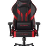 DXRacer Prince Serie OH-PM88-NR Gaming-Stuhl - Regular / L - PVC Kunstleder - schwarz/rot