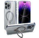 nevox StyleShell SHOCKFlex Stand für iPhone 15 Pro Max - Transparent