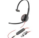 Poly Blackwire 3215 Monaural Headset