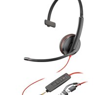 Poly Blackwire 3215 Monaural Headset