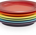 Le Creuset Teller sechsteilig, rainbow