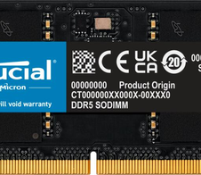 Crucial RAM 32GB (1x32GB) DDR5 4800MHz SODIMM schwarz